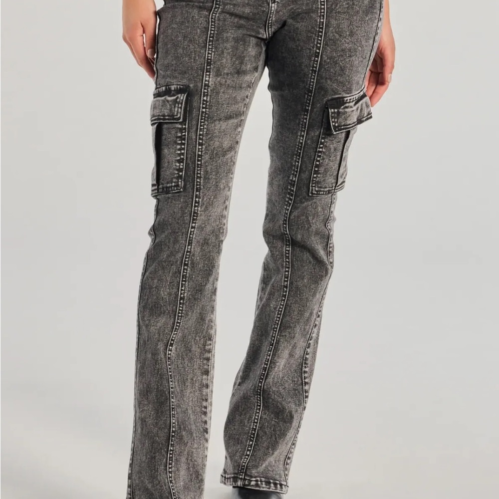 Windsor High Rise acid washed Cargo Jeans medium - Picture 10 of 10